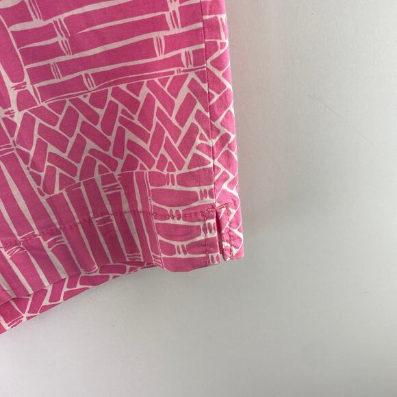 Lilly Pulitzer Resort Fit Geo Pattern High Waisted Casual Short Size 2 - Picture 4 of 8